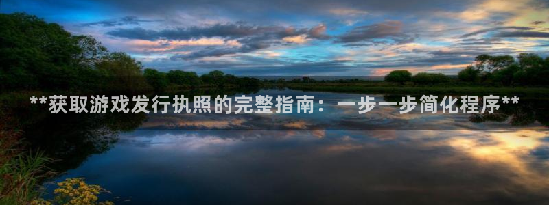 蓝狮子小说：**获取游戏发行执照的完整指南：一步一步简化程序**
